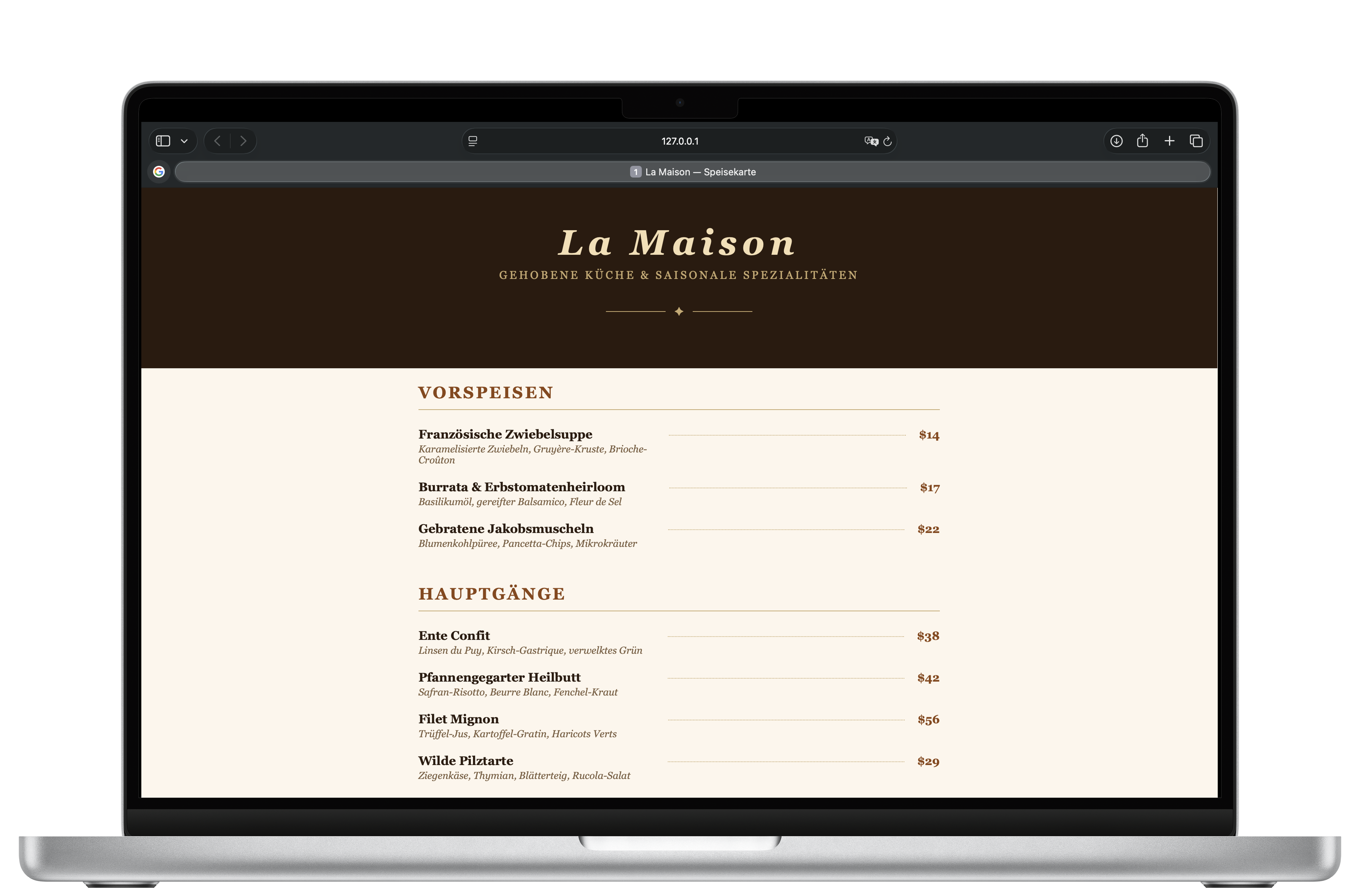 La Maison Desktop